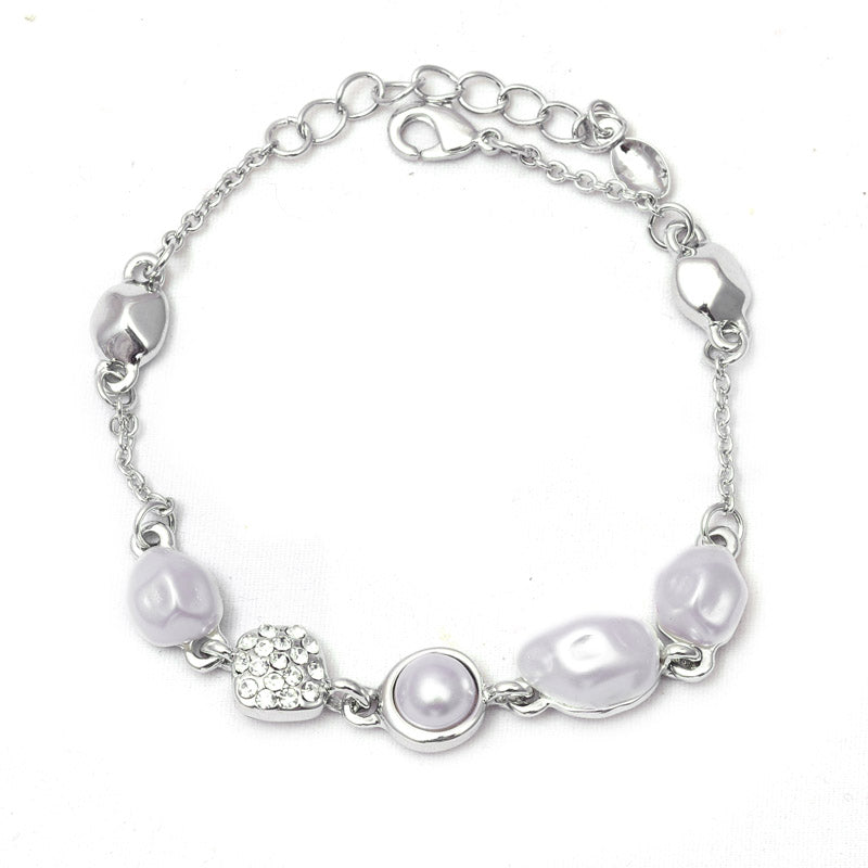 Sansi Mayo Silver Pearl Set