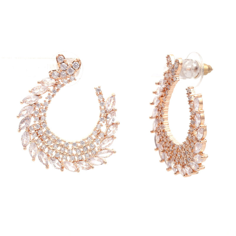 SANSI MAYO Opulent Glow Jhumka Earrings