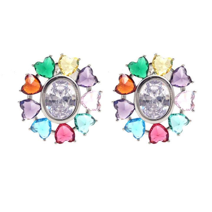 SANSI MAYO Prism Radiance Stud Earrings