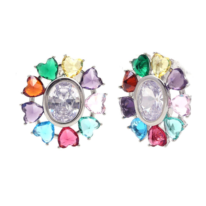 SANSI MAYO Prism Radiance Stud Earrings