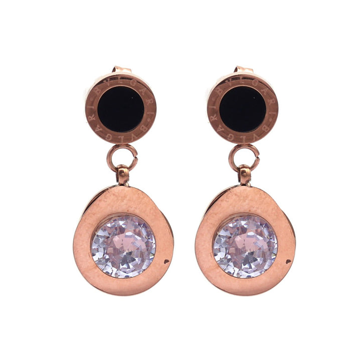 SANSI MAYO Radiant Circle Dangle Earrings