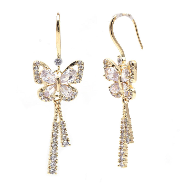 SANSI MAYO Celestial Butterfly Dangle Earrings