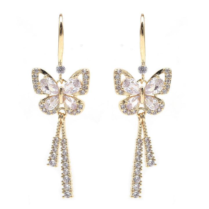 SANSI MAYO Celestial Butterfly Dangle Earrings