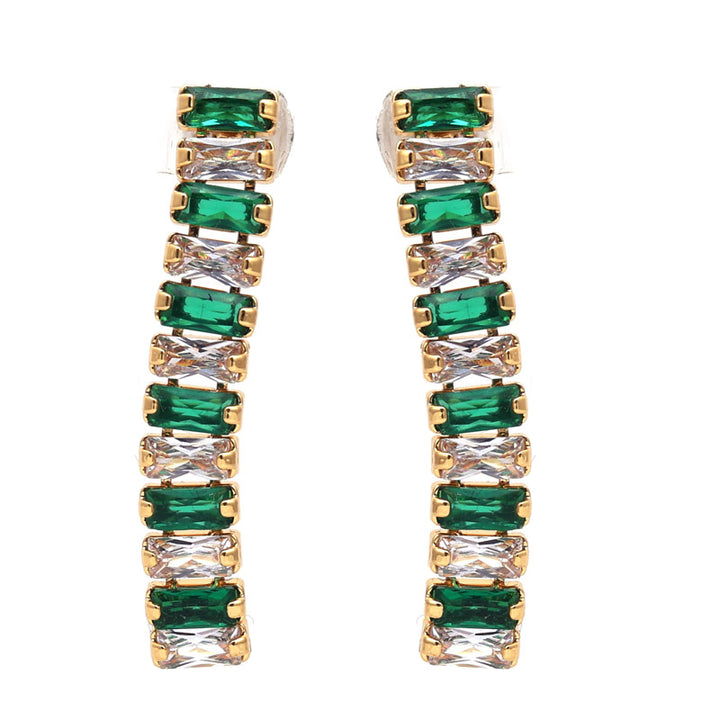 SANSI MAYO Emerald Dream Drop Earrings