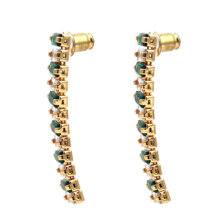 SANSI MAYO Emerald Dream Drop Earrings