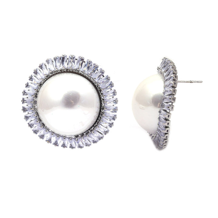 SANSI MAYO Pure Elegance Round Earrings