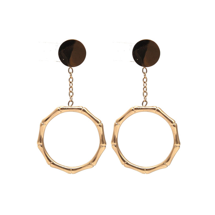 SANSI MAYO Luxe Huggie Drop Earrings