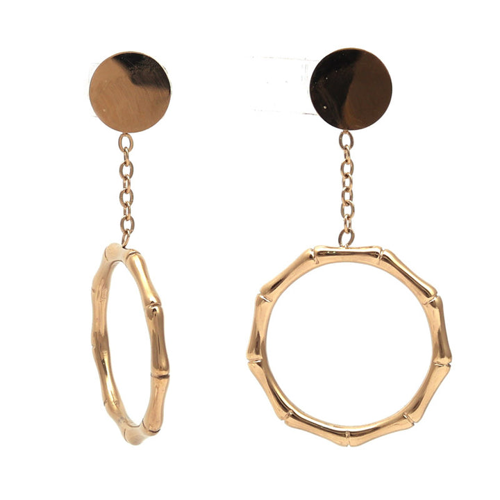 SANSI MAYO Luxe Huggie Drop Earrings