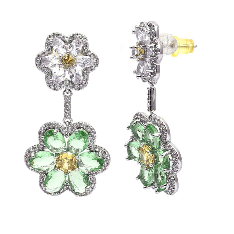 SANSI MAYO Enchanted Garden Drop Earrings