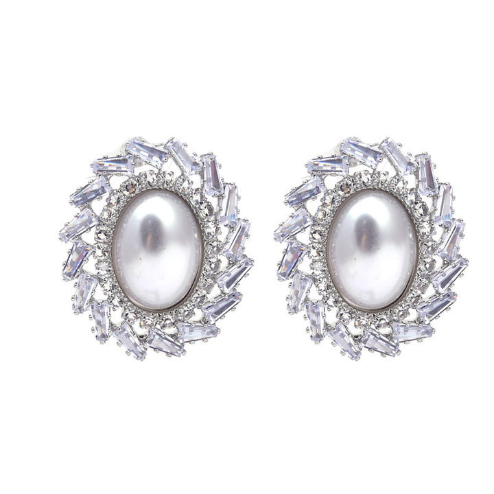 SANSI MAYO Elegant Radiance Round Earrings