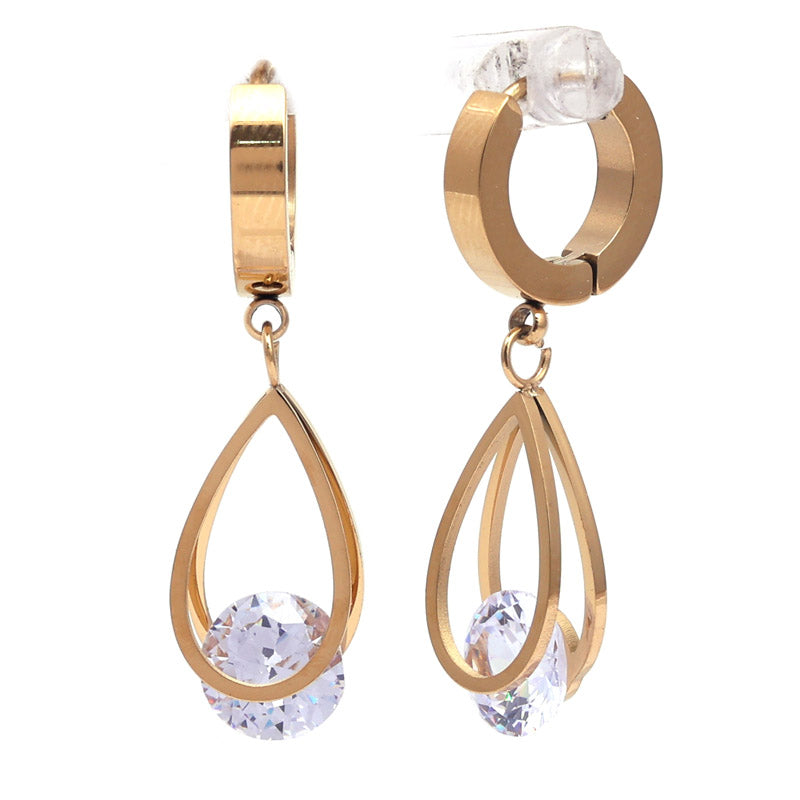 SANSI MAYO Golden Luxe Huggie Earrings