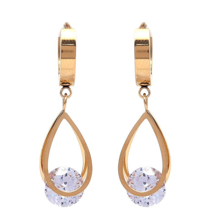 SANSI MAYO Golden Luxe Huggie Earrings