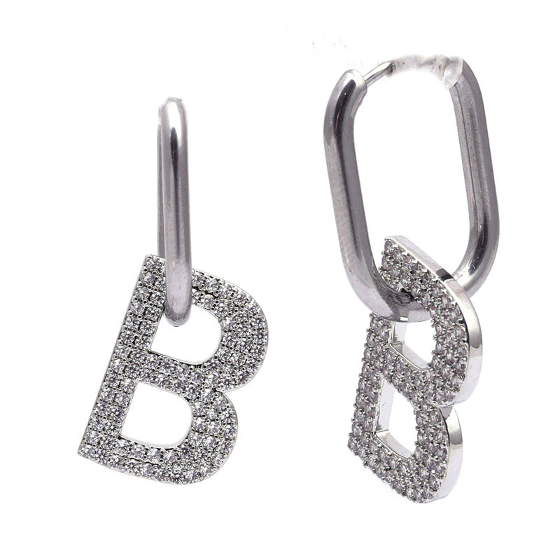 SANSI MAYO Silver Radiance Huggie Earrings