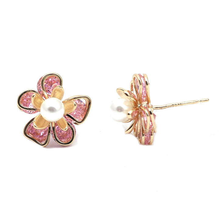 SANSI MAYO Rosé Luxe Dangle Earrings