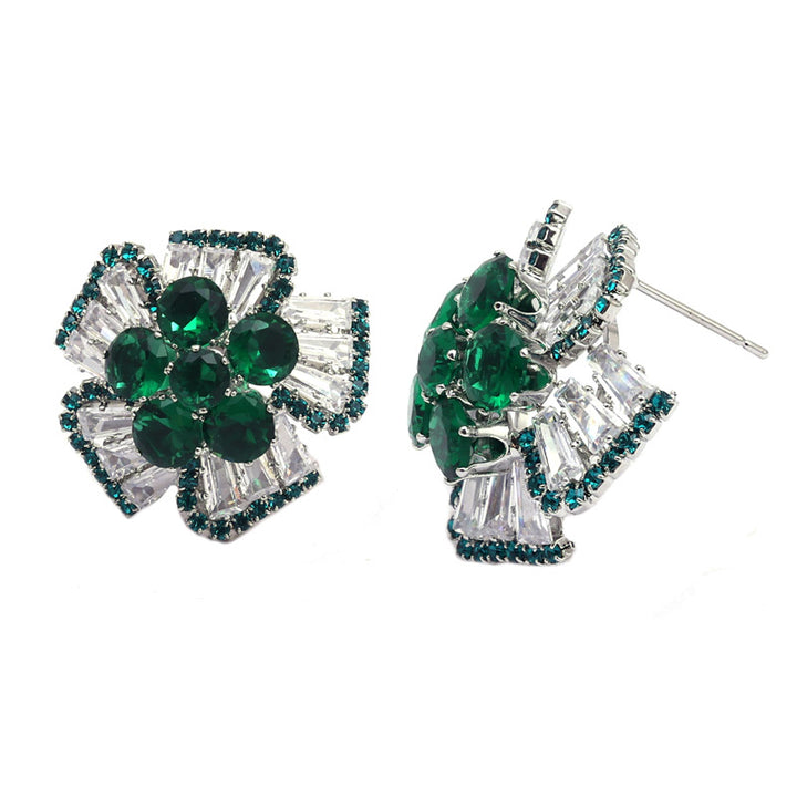 SANSI MAYO Emerald Sky Drop Earrings