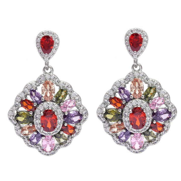 SANSI MAYO Radiant Spectrum Drop Earrings