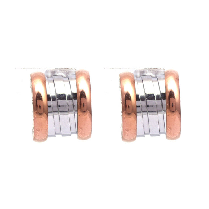 SANSI MAYO Rose Gold Elegance Stud Earrings