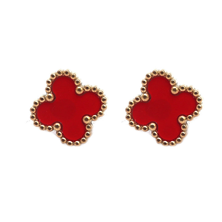 SANSI MAYO Scarlet Glow Stud Earrings