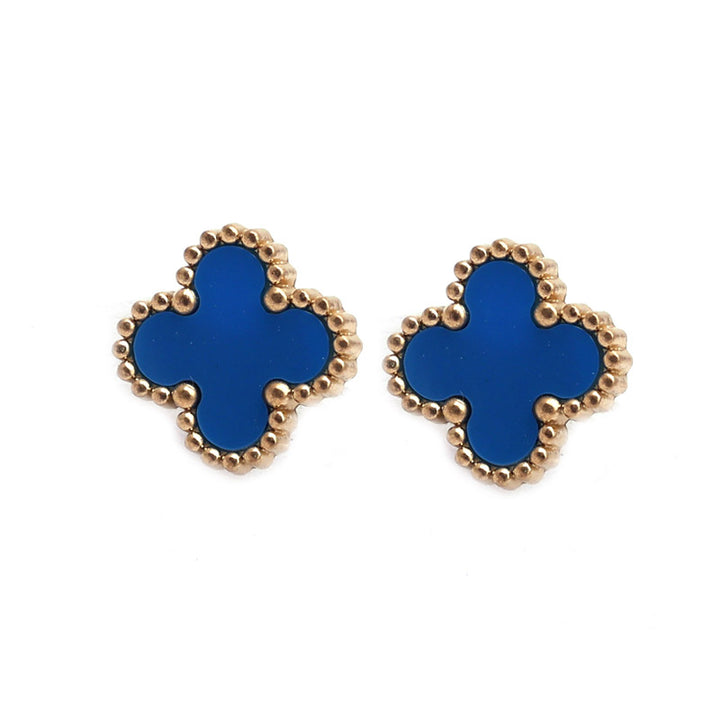 SANSI MAYO Azure Glow Stud Earrings