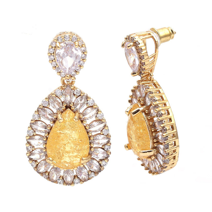 SANSI MAYO Golden Drop Earrings