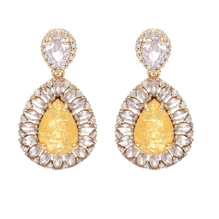 SANSI MAYO Golden Drop Earrings