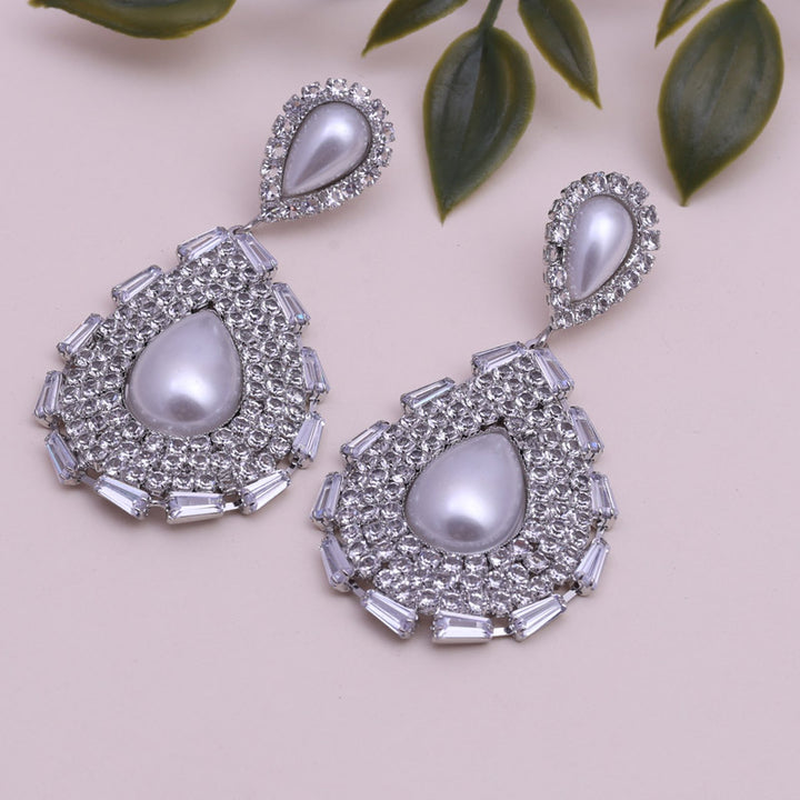 SANSI MAYO Luminous Pearl Drop Earrings