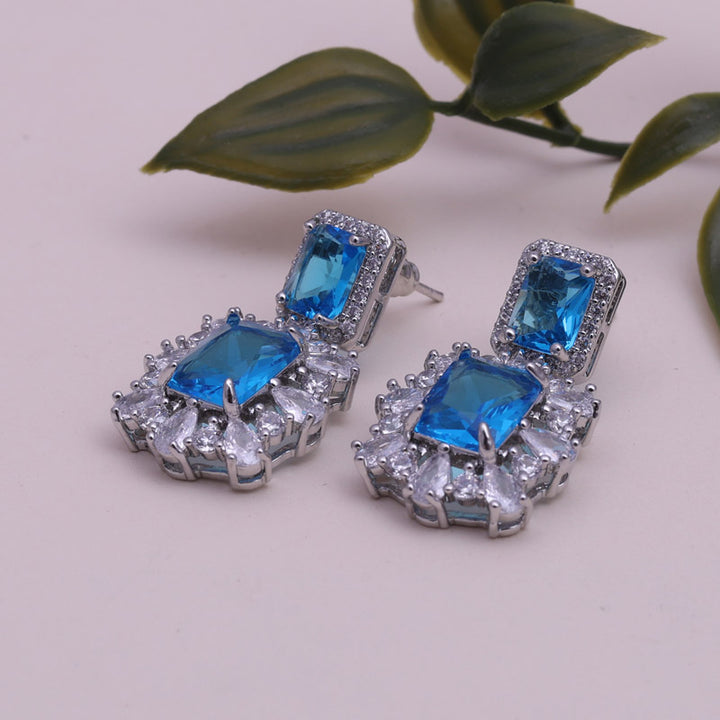 SANSI MAYO Sapphire Cascade Drop Earrings