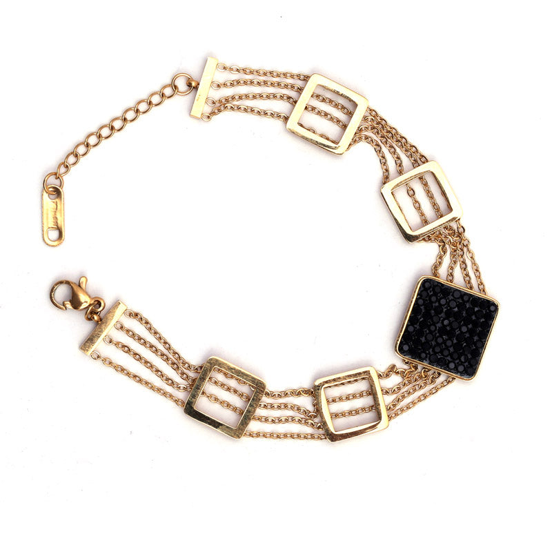 Sansi Mayo Noir Square Bracelets