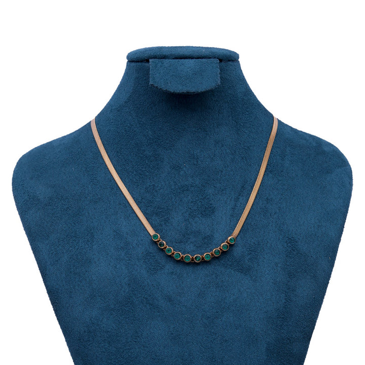 Sansi Mayo Green Crystal Elegance Chain