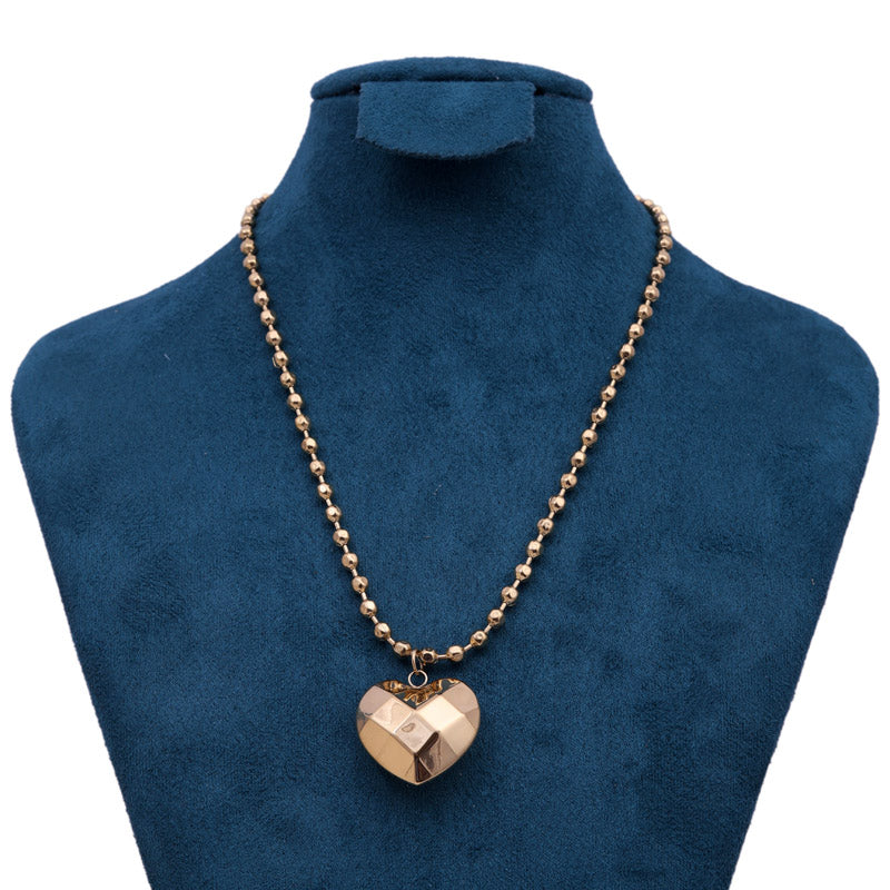 SANSI MAYO Heartfelt Gold-Plated Pendant Necklace