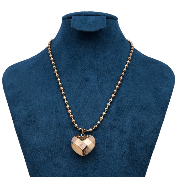 SANSI MAYO Heartfelt Gold-Plated Pendant Necklace