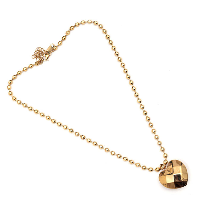 SANSI MAYO Heartfelt Gold-Plated Pendant Necklace