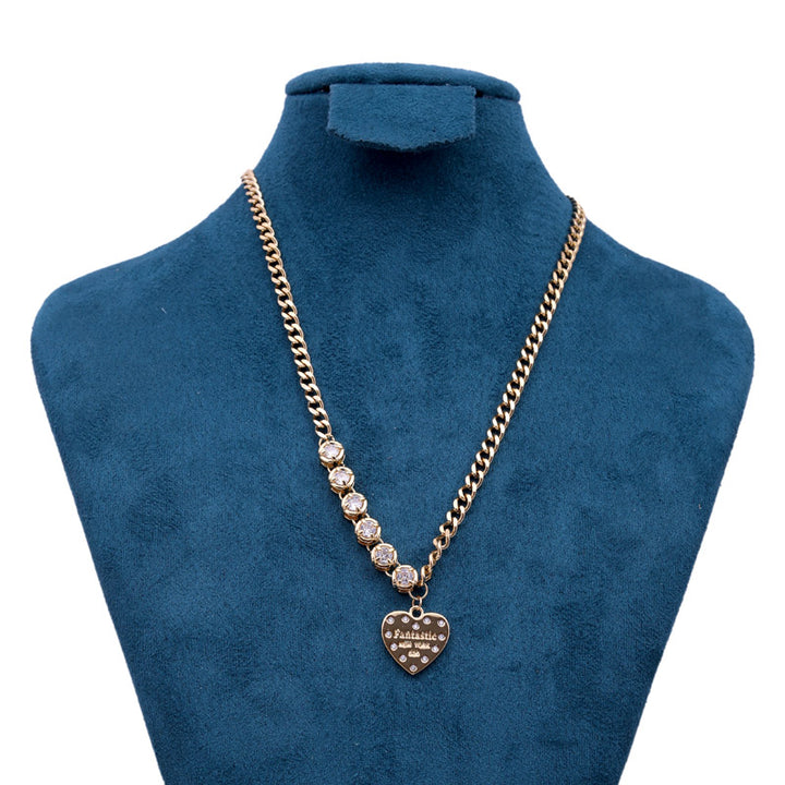 Sansi Mayo Heart AD Pendant Necklace