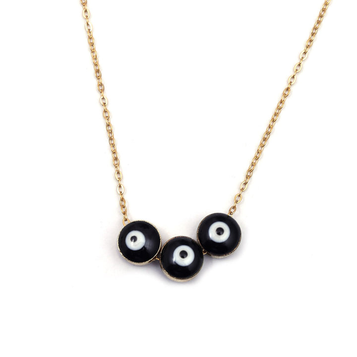 Sansi Mayo Black Eye Pendant Necklace