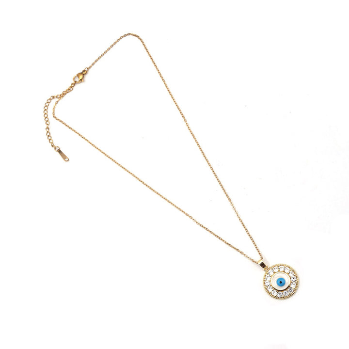 Sansi Mayo Round Pendant Necklace