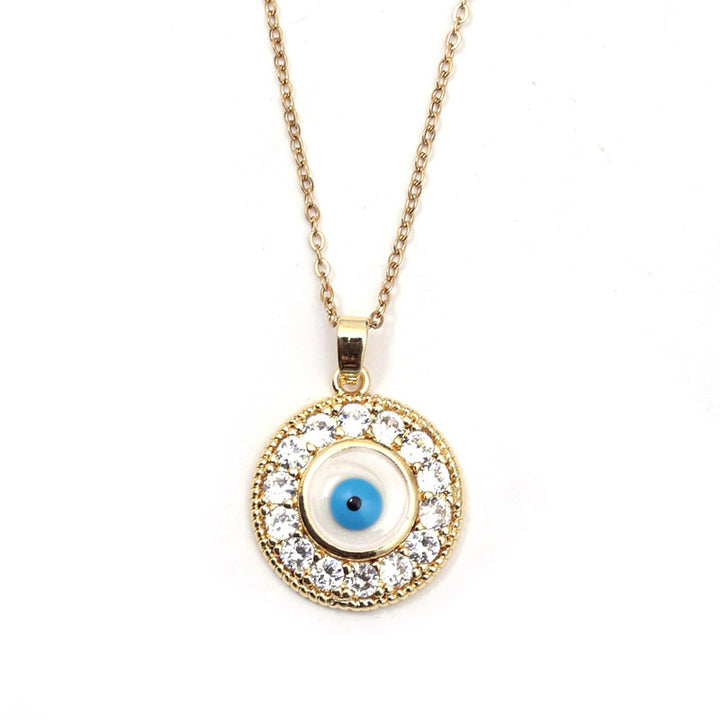 Sansi Mayo Round Pendant Necklace