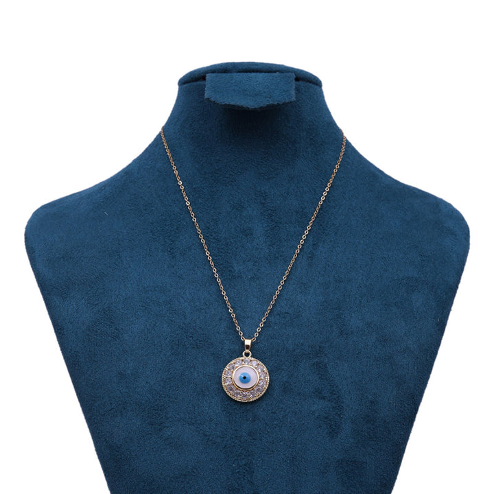 Sansi Mayo Round Pendant Necklace