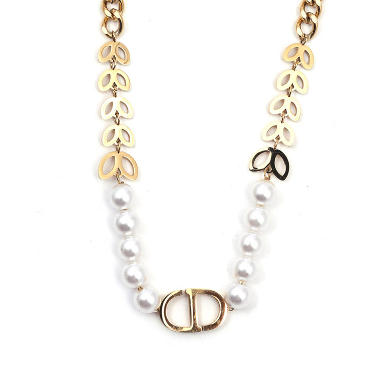 Sansi Mayo Floral Pearl Chain