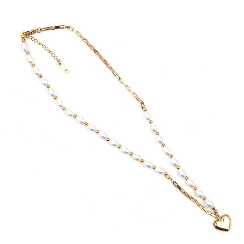 Sansi Mayo Heartfelt Pearl Chain