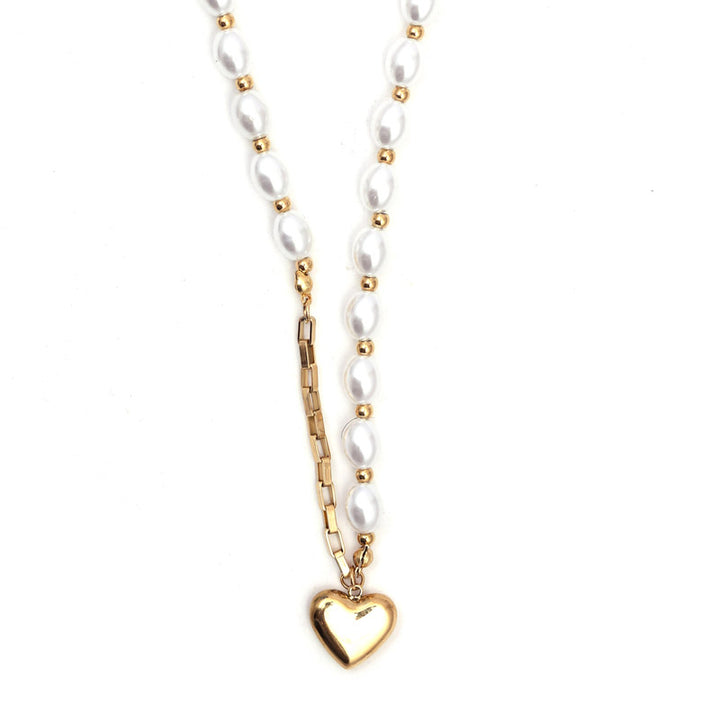 Sansi Mayo Heartfelt Pearl Chain