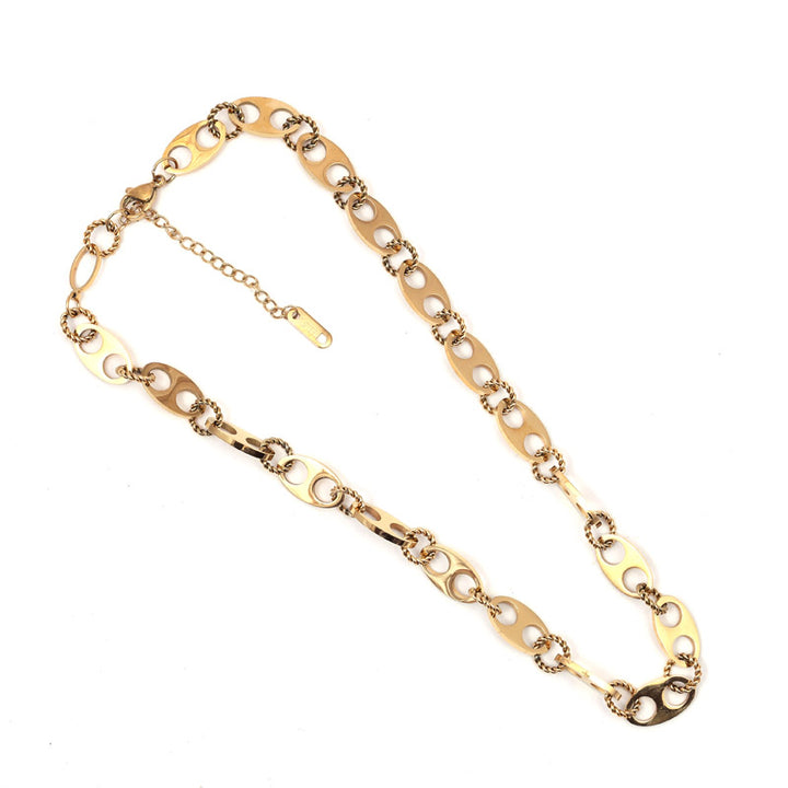 SANSI MAYO Luxe Duo Gold-Plated Chain Necklace