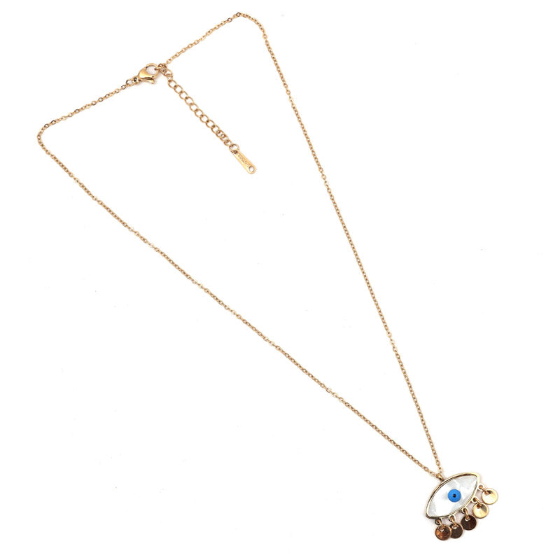 Sansi Mayo Elegant EVIL Eye Pendant Chain