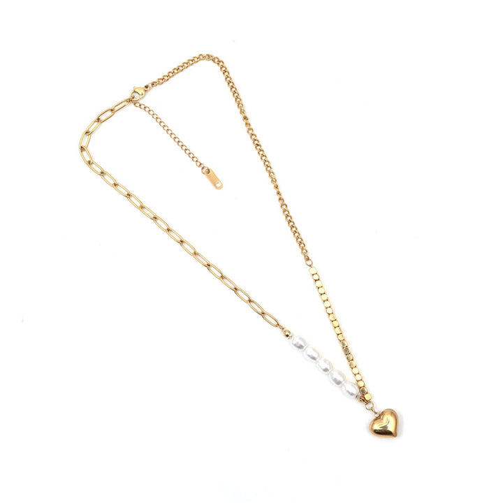 Sansi Mayo Heart of Pearl Chain