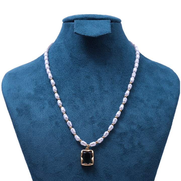 Sansi Mayo Square Pearl Elegance Chain