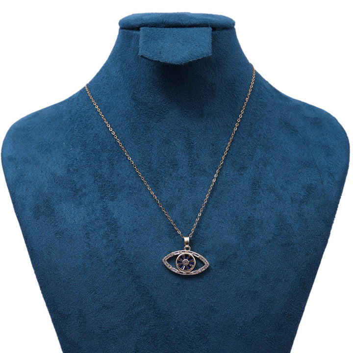 Sansi Mayo Blue Crystal Eye Chain