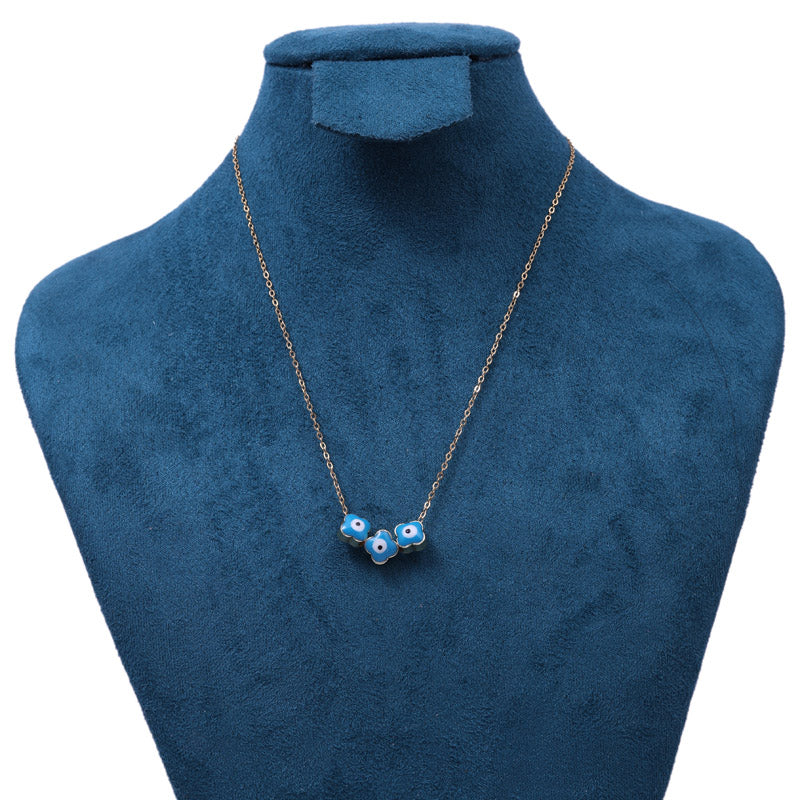 Sansi Mayo Blue Flower Crystal Chain