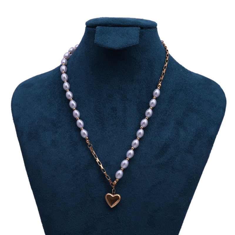 Sansi Mayo Heart of Pearl Chain