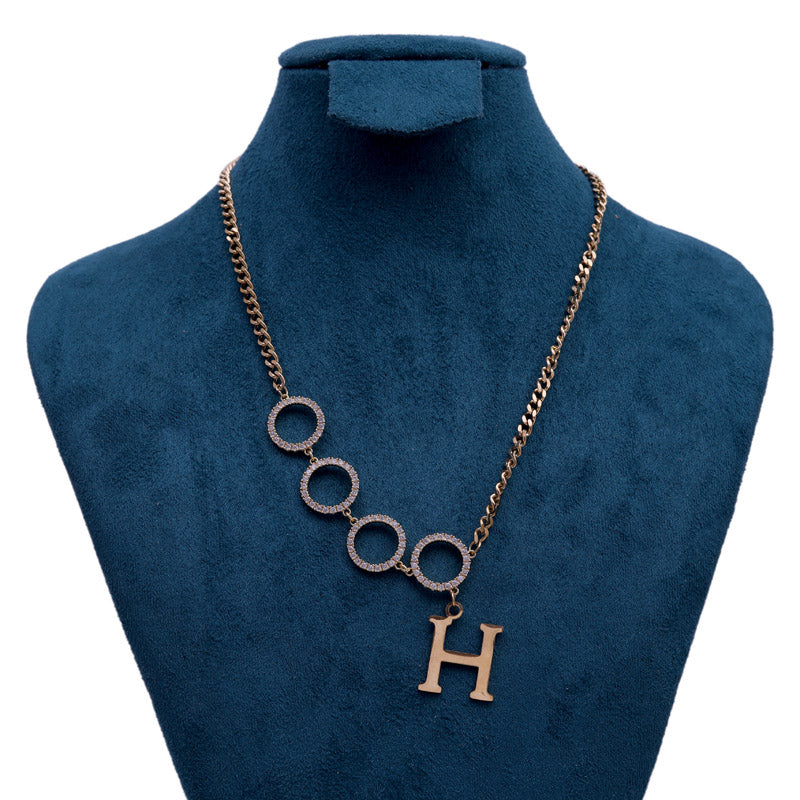 Sansi Mayo Alphabet "H" Charm Chain