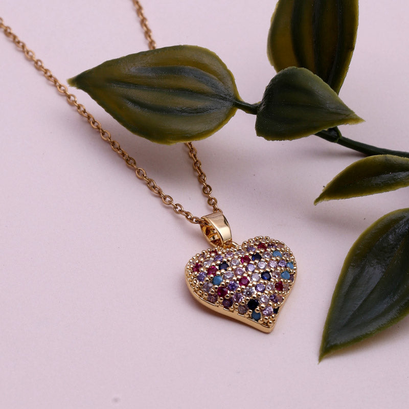 Sansi Mayo Multicolor Heart Chain