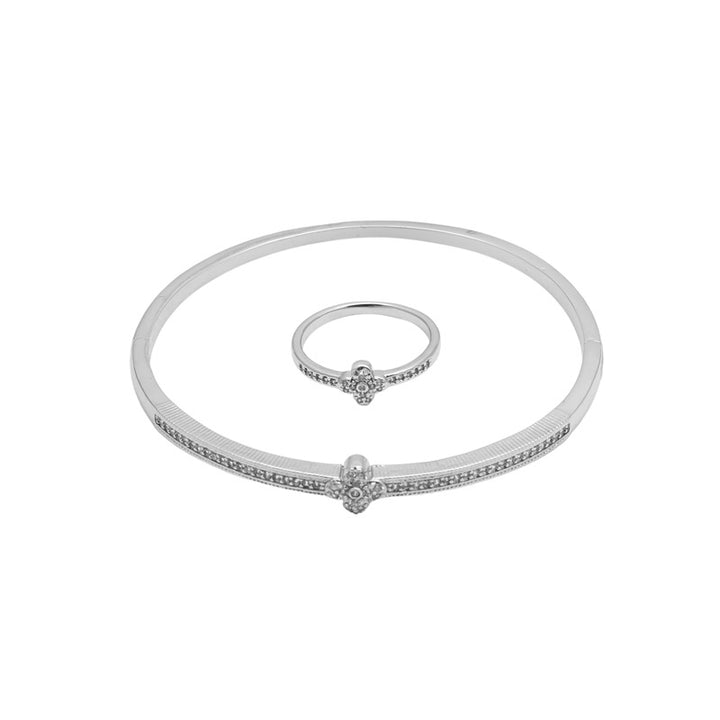 Sansi Mayo Sterling Elegance Bangle & Ring Set